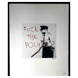 Banksy (Attrib) Fuck the Police Signed Lithograph