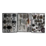 Vintage Belt Buckles, Padlocks, Bottle Openers & A