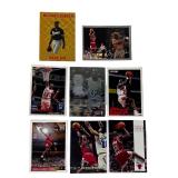 Collection of 8 Michael Jordan Basketball Cards
