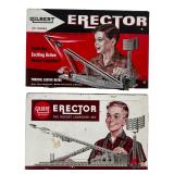 Two Vintage Gilbert Erector Rocket Launcher Sets
