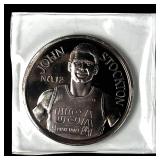 1992 John Stockton 1 Troy Ounce .999 Silver Medal