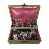 Vintage Jewelry Box Filled with Unsearched Jewelry