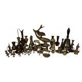 Assortment of Vintage Brass Decorative Articles