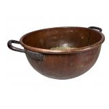 Antique Large Copper Candy Kettle Pan