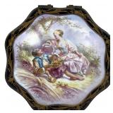 Antique Sevres France  Porcelain Jewelry Box