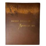 Antique American Art Portfolio with 15 Plates