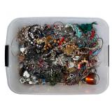 32 Lbs Unsearched Costume & Craft Jewelry