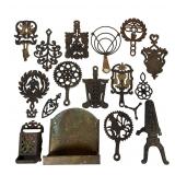 Antique & Vintage Cast Iron Trivets & Boot Jack