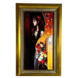 Manaz - Contemporary Hand-Embellished Giclee Art