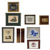Artwork, Prints, Copper Wall Plaques & Silver Reli
