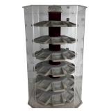 Rotating Acrylic Countertop Lighter Display Case