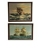 Montague Dawson - Pair of Maritime Giclee Art Pr