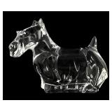 Baccarat Crystal Scottish Terrier Dog Figurine