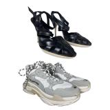 Designer Inspired Fashion Sneakers & Stiletto Sand