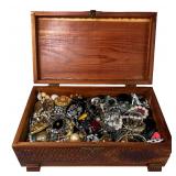 Vintage Jewelry Box Full of Unsearched Treasures