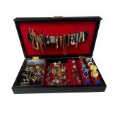 Men's Jewelry Box w/ Cufflinks , Tie