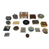 Vintage Trinket Boxes, Pill Boxes, Powder Compacts