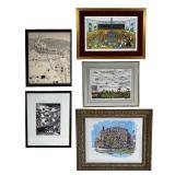 Group of Signed Prints, Lithographs & Woodcuts