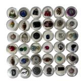 Group of Vintage Charms, Lapel Pins & Pendants