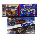 Vintage Erector Construction Sets by Gilbert, Mecc