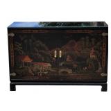 John Widdicomb Chinoiserie Decorated Cabinet