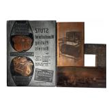 Antique & Vintage Advertising Printing Blocks