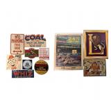 Collection of Vintage Advertising Signs