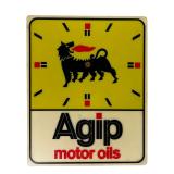 Vintage Agip Motor Oils Plastic Clock Face (Dial)