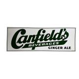 Canfield's Beverages Ginger Ale Advertising Sign