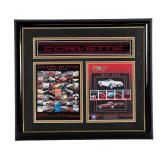 Corvette 50th Anniv Framed Stamp Display