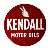 Vintage Kendall Motor Oils Metal Advertising Sign