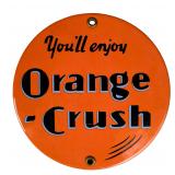 Orange Crush Porcelain Soda Advertising Sign