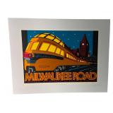 John McCarthy Milwaukee Road - Hiawatha Serigraph