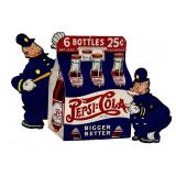 1940s Pepsi-Cola 'Pepsi & Pete' Store Display Sign