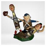 50s Blatz Beer Baseball Player Advertising Statue