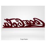 30s Coca-Cola Delivery Truck Radiator Reverse Sign