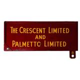 Vintage Railroad Track Destination Indicator Sign