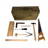 1920s Gilbert Toys No. 701 Wooden Tool Chest
