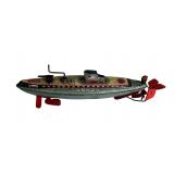 Marusan SSN25 Tin Litho Wind-Up Submarine Japan
