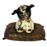 Antique Hubley Fido Boston Terrier Cast Iron Bank