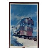 Chicago North Shore & Milwaukee Railroad Poster