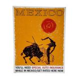 Allstate Motor Club Mexico Auto Insurance Sign