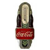 1941 Robertson Dualife Coca-Cola Tin Thermometer