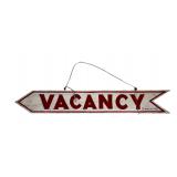 Vintage Hand-Painted Wooden 'VACANCY' Motel Sign