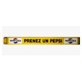 French-Canadian Pepsi-Cola Porcelain Door Push Bar