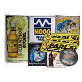 Tin Advertising Signs- Tequiza, Coca-Cola, MOOG, D