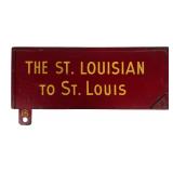 Vintage Railroad Track Destination Indicator Sign