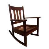 Antique Stickley Brothers Mission Rocking Chair