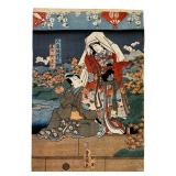 Utagawa Kunisada Edo Period Japanese Woodblock