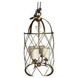 Designer Corbett Argyle Brass 8-Light Chandelier